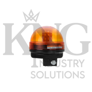 12V-24V LED Rotating Flashing Amber Beacon Tractor Warning Signal Light