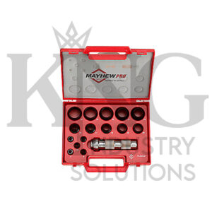 Mayhew 66004 Metric Hollow Punch Set (3mm–30mm)